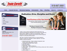 Tablet Screenshot of corefit.com